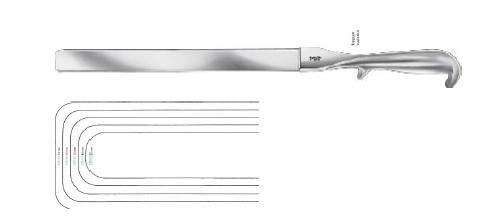 АБДОМІНАЛ. РЕТРАКТОР КУППЕР ПЛАСТ. 410X40MM